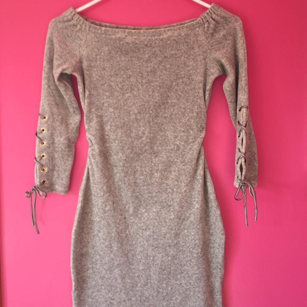 JUICY COUTURE Black Label Grey Dress